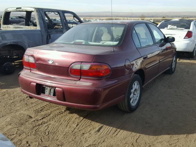 1G1NE52M9V6147497 - 1997 CHEVROLET MALIBU LS 栗色 照片 4