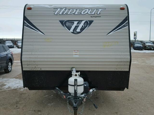 4YDT17518H7200970 - 2017 KEYSTONE HIDEOUTM15 TAN photo 7