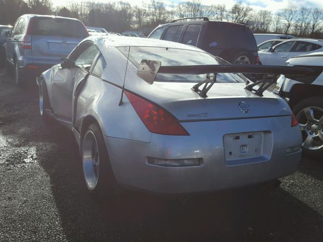 JN1AZ34D76M331915 - 2006 NISSAN 350Z COUPE SILVER photo 3