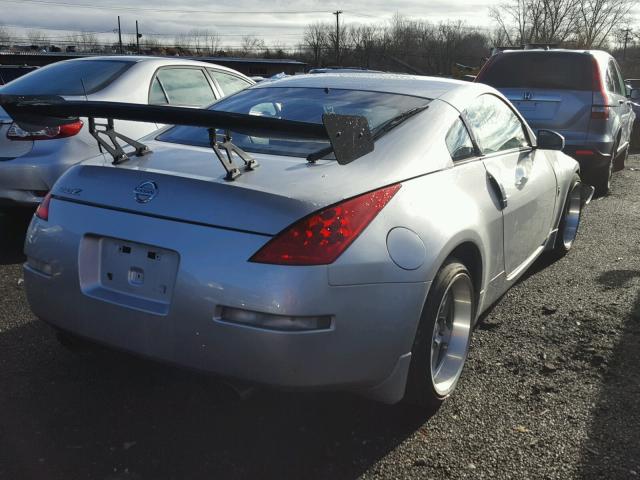 JN1AZ34D76M331915 - 2006 NISSAN 350Z COUPE SILVER photo 4