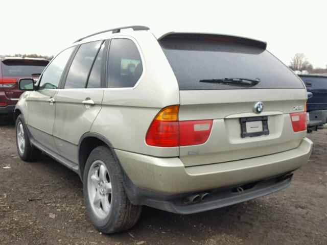 WBAFB33531LH19739 - 2001 BMW X5 4.4I BEIGE photo 3