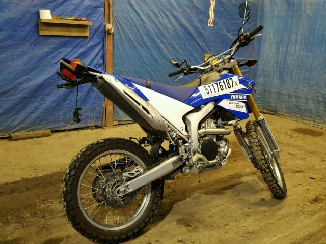 JYADG21E2HA009531 - 2017 YAMAHA WR250 R BLUE photo 4