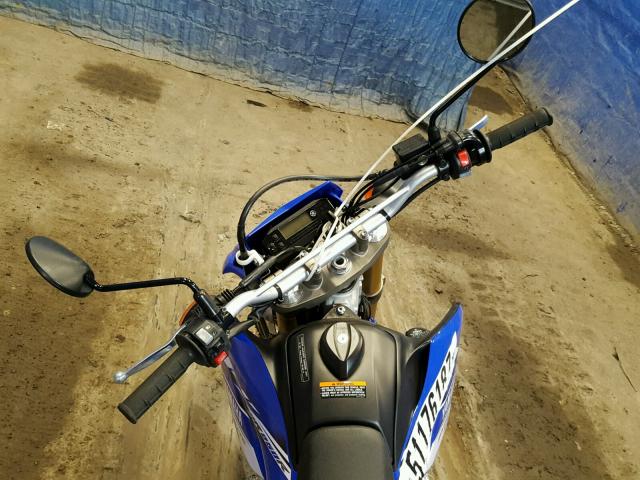 JYADG21E2HA009531 - 2017 YAMAHA WR250 R BLUE photo 5