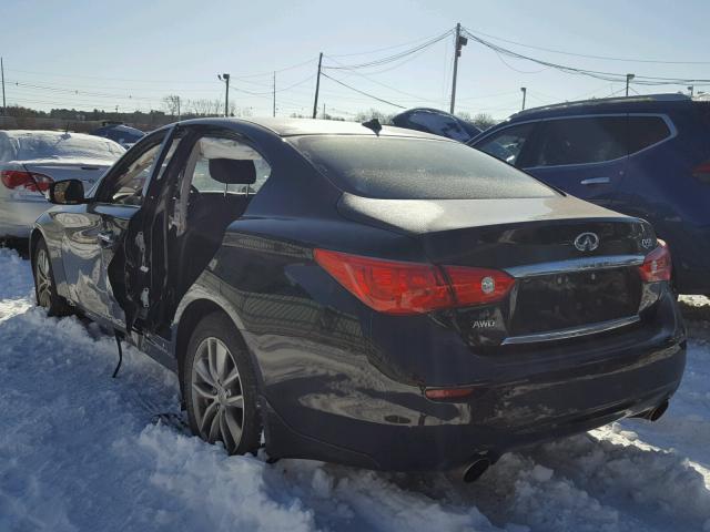 JN1CV7AR6HM681941 - 2017 INFINITI Q50 BASE Negro foto 3