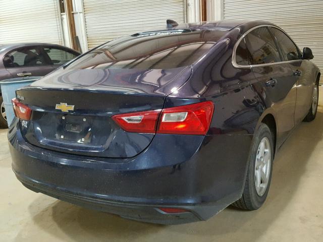 1G1ZB5ST2HF105579 - 2017 CHEVROLET MALIBU LS BLUE photo 4