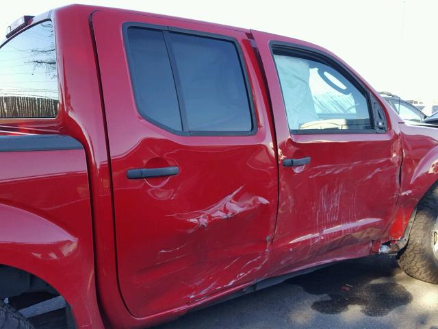 1N6AD0ER7AC441539 - 2010 NISSAN FRONTIER C RED photo 9