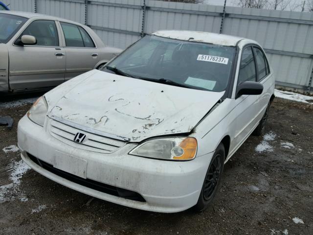 2HGES16593H543325 - 2003 HONDA CIVIC LX WHITE photo 2