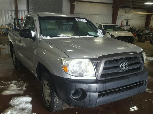 5TENX22NX5Z094675 - 2005 TOYOTA TACOMA GRAY photo 1