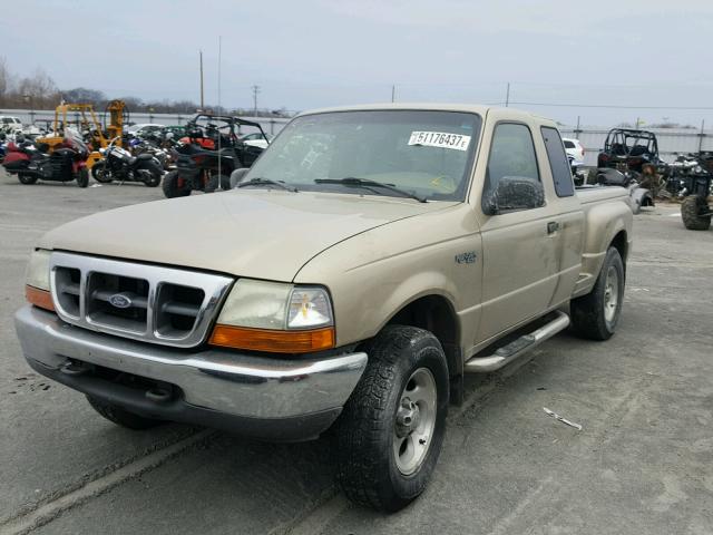 1FTZR15V8XPA75974 - 1999 FORD RANGER SUP TAN photo 2