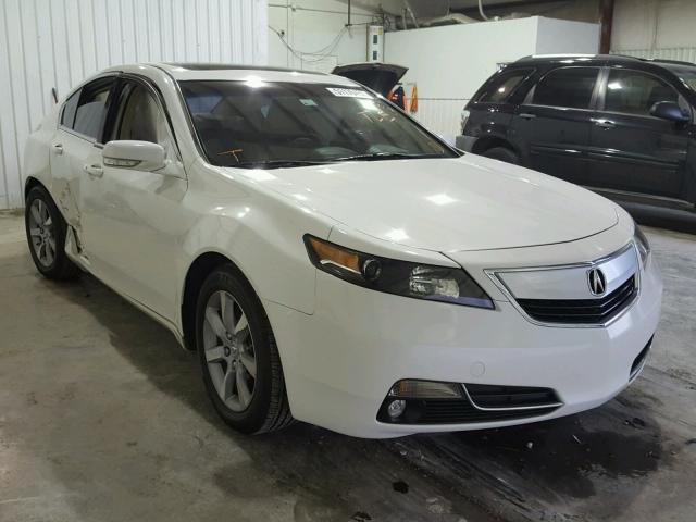 19UUA8F56DA001252 - 2013 ACURA TL TECH WHITE photo 1