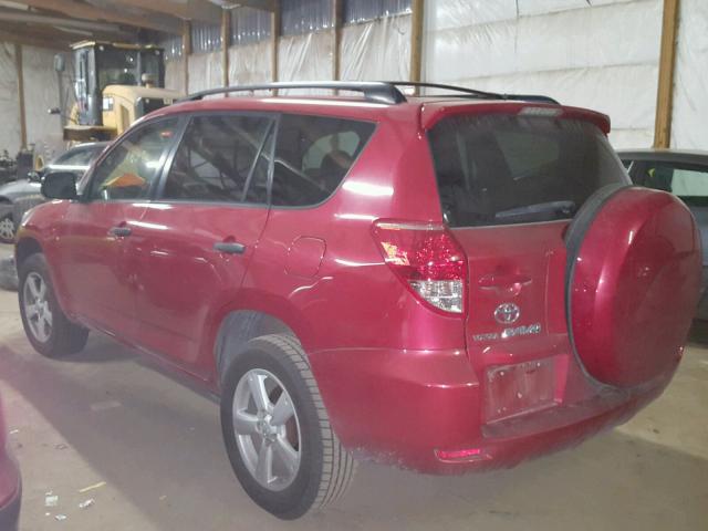 JTMZD35V285099453 - 2008 TOYOTA RAV4 RED photo 3