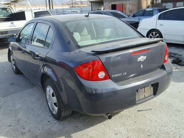 1G1AS58H597109248 - 2009 CHEVROLET COBALT LS GRAY photo 3