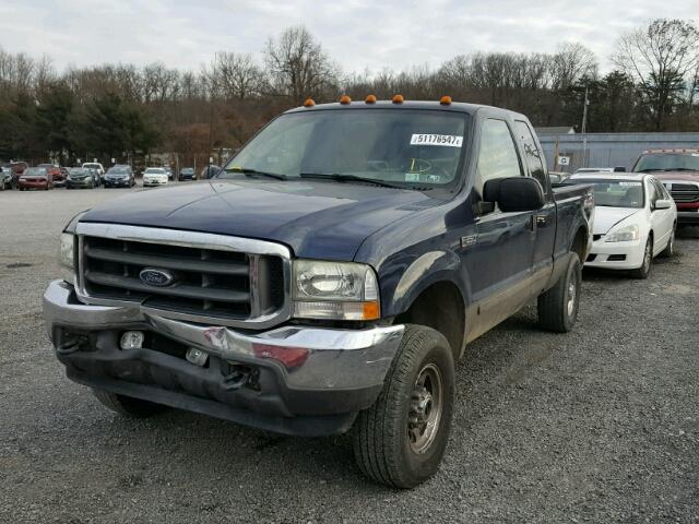 1FTNX21L33EB21912 - 2003 FORD F250 SUPER BLUE photo 2