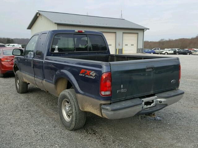 1FTNX21L33EB21912 - 2003 FORD F250 SUPER BLUE photo 3