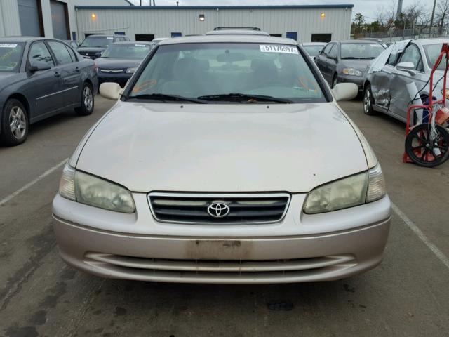 4T1BG22KX1U827279 - 2001 TOYOTA CAMRY CE BEIGE photo 9