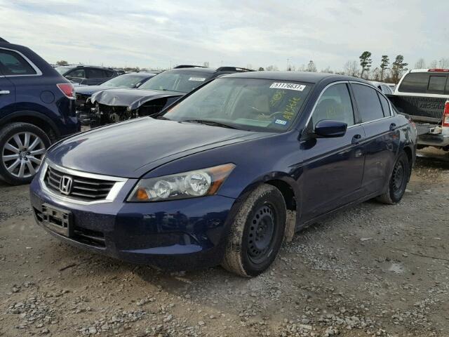 JHMCP26328C055287 - 2008 HONDA ACCORD LX BLUE photo 2