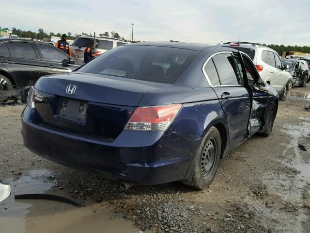 JHMCP26328C055287 - 2008 HONDA ACCORD LX BLUE photo 4