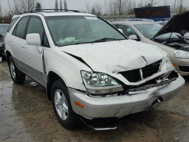 JTJHF10U930300356 - 2003 LEXUS RX 300 WHITE photo 1