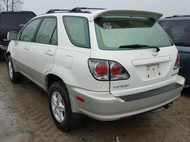 JTJHF10U930300356 - 2003 LEXUS RX 300 WHITE photo 3