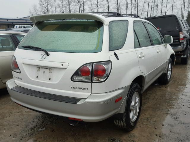 JTJHF10U930300356 - 2003 LEXUS RX 300 WHITE photo 4