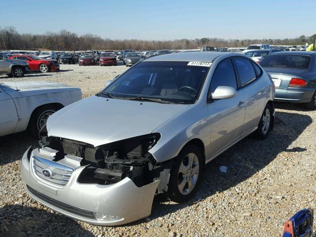 KMHDU4AD7AU848901 - 2010 HYUNDAI ELANTRA BL SILVER photo 2