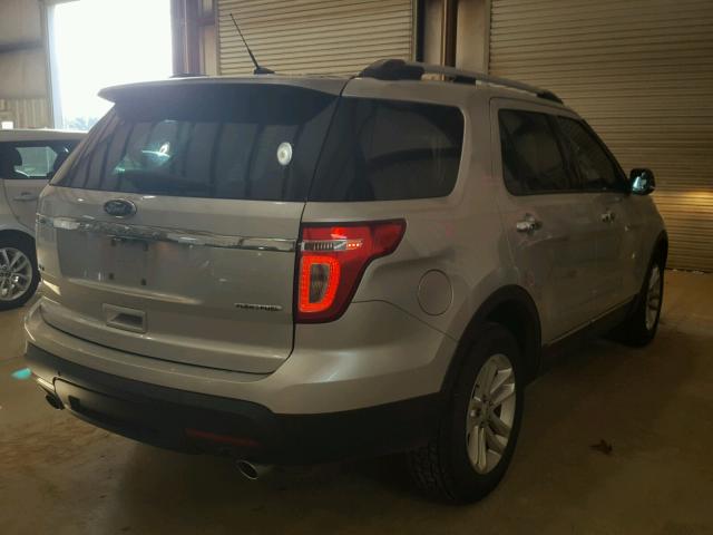 1FM5K7D81DGC38831 - 2013 FORD EXPLORER X SILVER photo 4