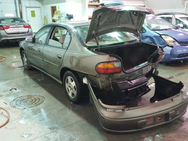 1G1NE52JX2M600376 - 2002 CHEVROLET MALIBU LS 棕色 照片 3