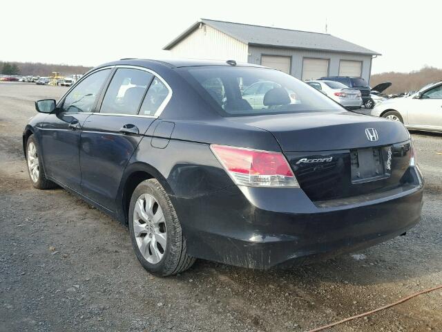 1HGCP26878A089543 - 2008 HONDA ACCORD EXL BLACK photo 3