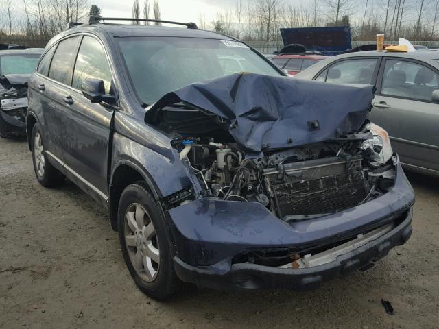 JHLRE48748C036448 - 2008 HONDA CR-V EXL BLUE photo 1