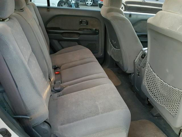 2HKYF18134H553318 - 2004 HONDA PILOT LX SILVER photo 6