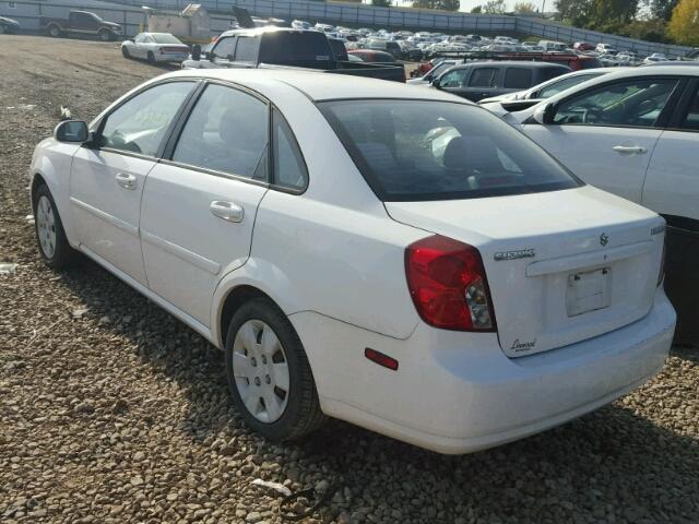 KL5JD56Z07K559161 - 2007 SUZUKI FORENZA BA WHITE photo 3