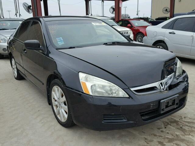 1HGCM66427A083502 - 2007 HONDA ACCORD SE BLACK photo 1