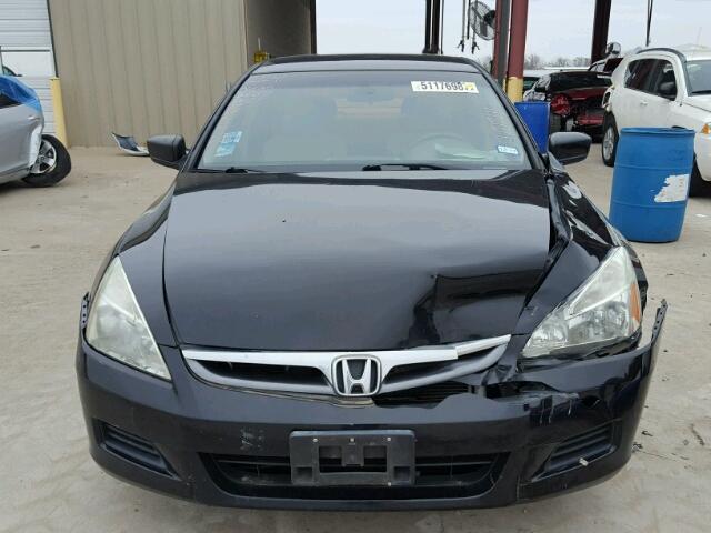 1HGCM66427A083502 - 2007 HONDA ACCORD SE BLACK photo 9