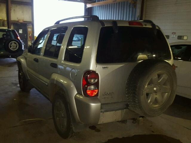 1J4GL58K05W726111 - 2005 JEEP LIBERTY LI SILVER photo 3