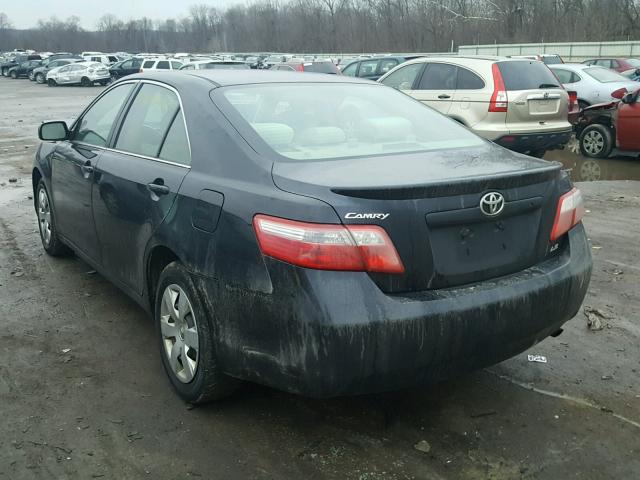 4T1BE46K97U082223 - 2007 TOYOTA CAMRY NEW BLACK photo 3