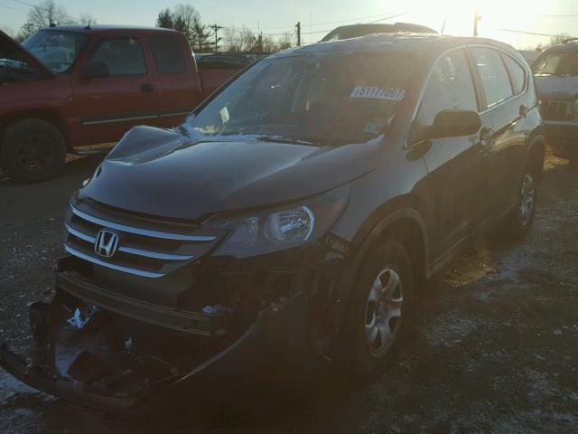 2HKRM4H39DH643179 - 2013 HONDA CR-V LX GRAY photo 2