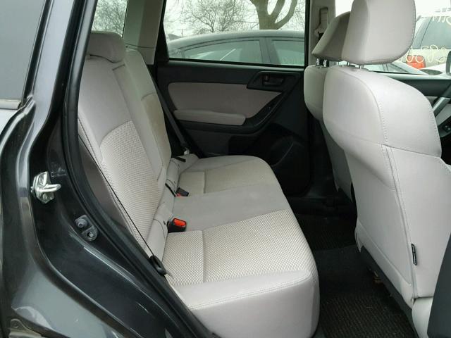 JF2SJAEC3EH520170 - 2014 SUBARU FORESTER 2 GRAY photo 6