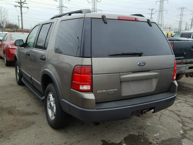 1FMZU73K43UA74211 - 2003 FORD EXPLORER X BROWN photo 3