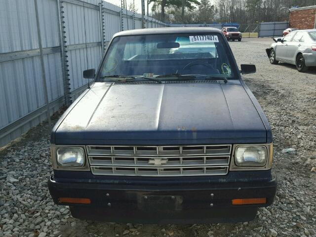 1GCCS14E8H8144198 - 1987 CHEVROLET S TRUCK S1 BLUE photo 9