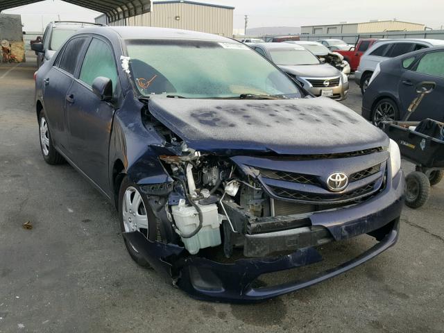 5YFBU4EE3DP093570 - 2013 TOYOTA COROLLA BA BLUE photo 1