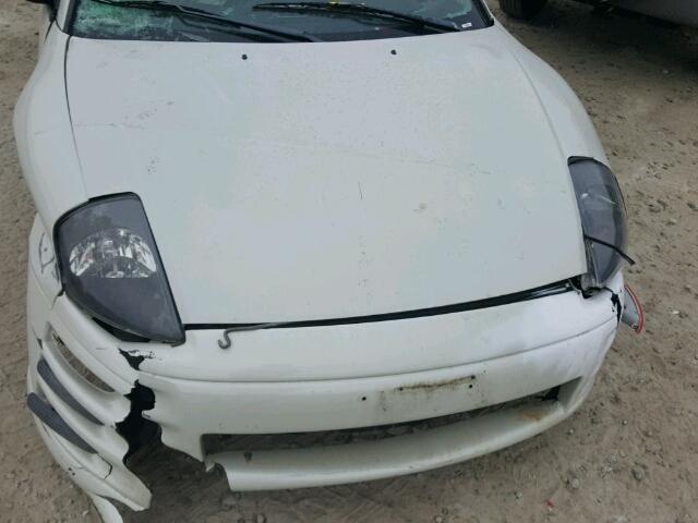 4A3AC84H21E165334 - 2001 MITSUBISHI ECLIPSE GT WHITE photo 7