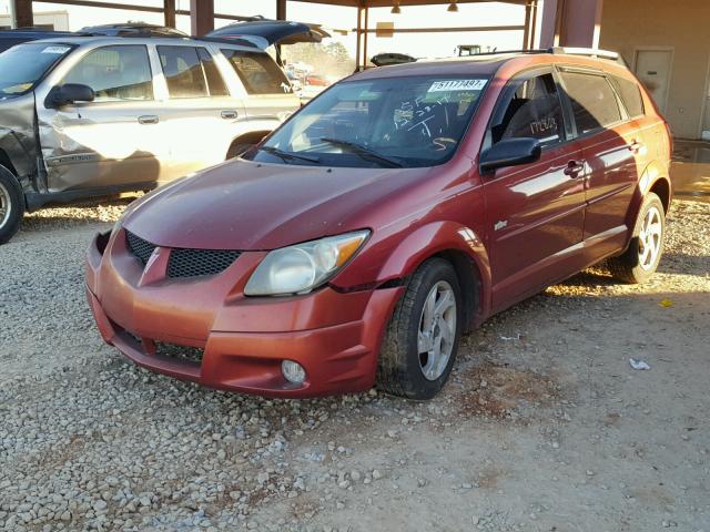 5Y2SL62803Z455033 - 2003 PONTIAC VIBE RED photo 2