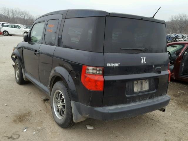 5J6YH27706L010443 - 2006 HONDA ELEMENT EX BLACK photo 3