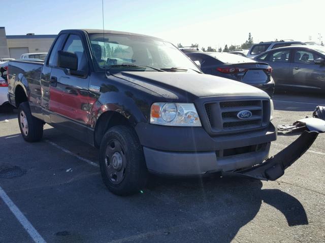 1FTRF12285NB99092 - 2005 FORD F150 BLACK photo 1