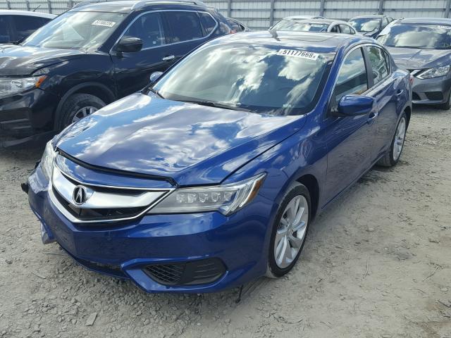 19UDE2F72HA010975 - 2017 ACURA ILX PREMIU BLUE photo 2