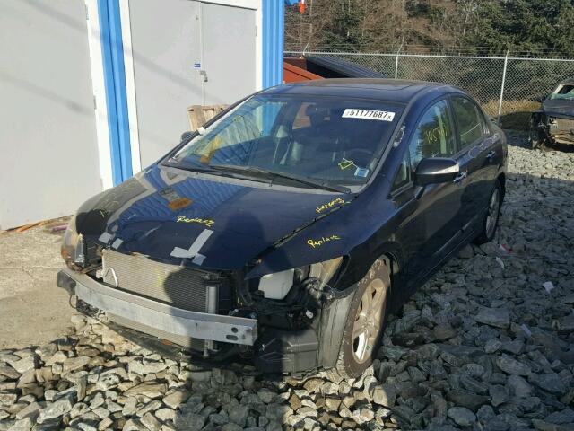 2HHFD56548H200902 - 2008 ACURA CSX BLACK photo 2