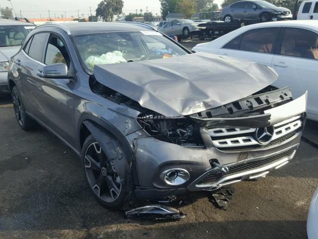 WDCTG4EBXJJ447211 - 2018 MERCEDES-BENZ GLA 250 GRAY photo 1