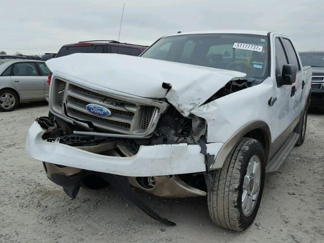 1FTPW12506KB15545 - 2006 FORD F150 SUPER WHITE photo 2