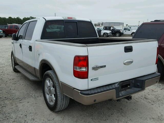 1FTPW12506KB15545 - 2006 FORD F150 SUPER WHITE photo 3