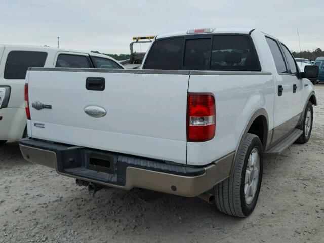 1FTPW12506KB15545 - 2006 FORD F150 SUPER WHITE photo 4